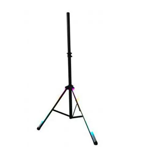 Manufacturer 1.8m speaker stand with rainbow color light factory in China